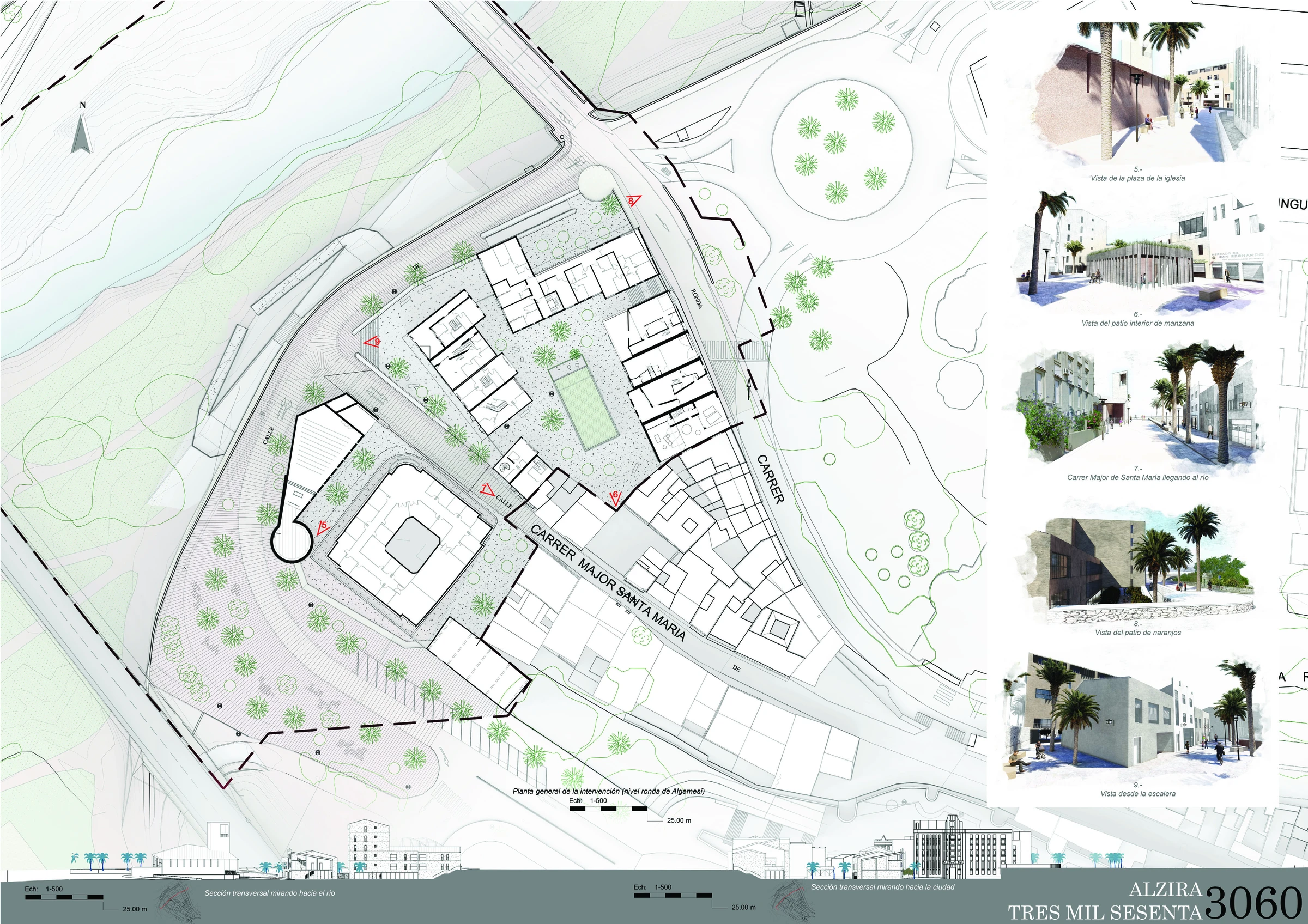 Competition Sheet 03 — Typologies of orange tree courtyards