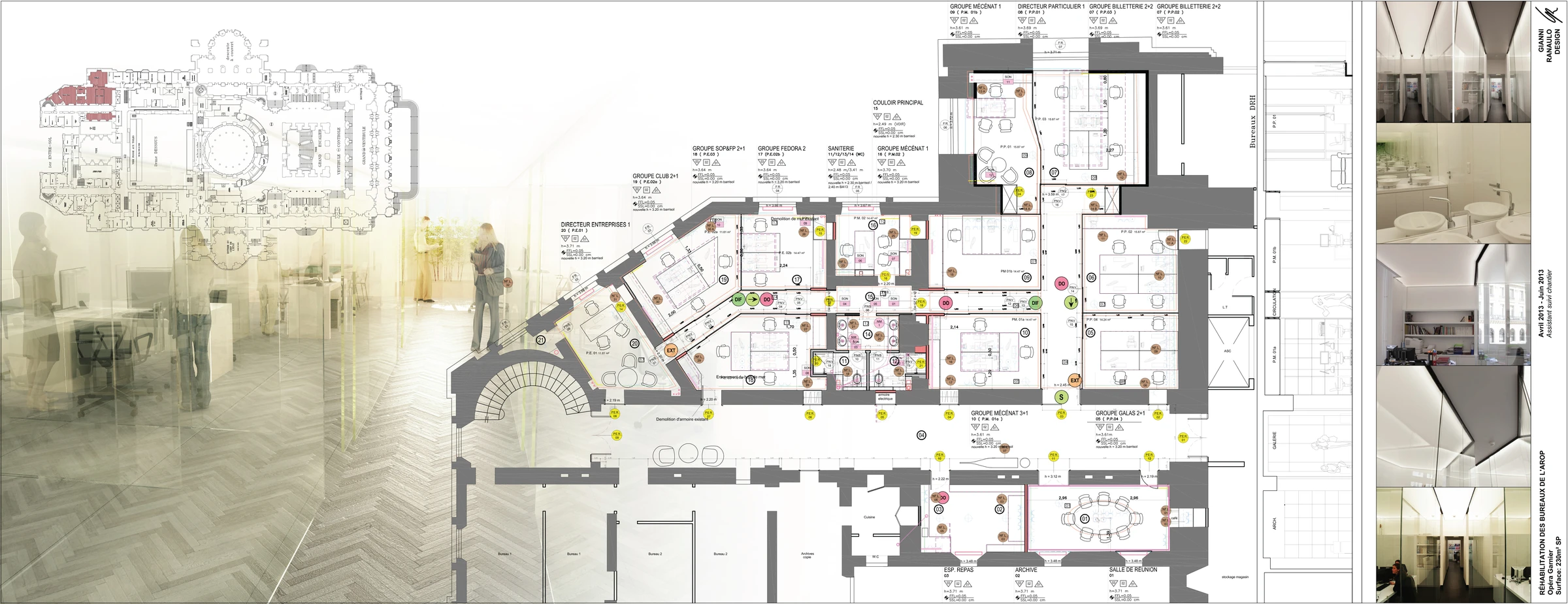 Full portfolio presentation sheet — Paris Opera House