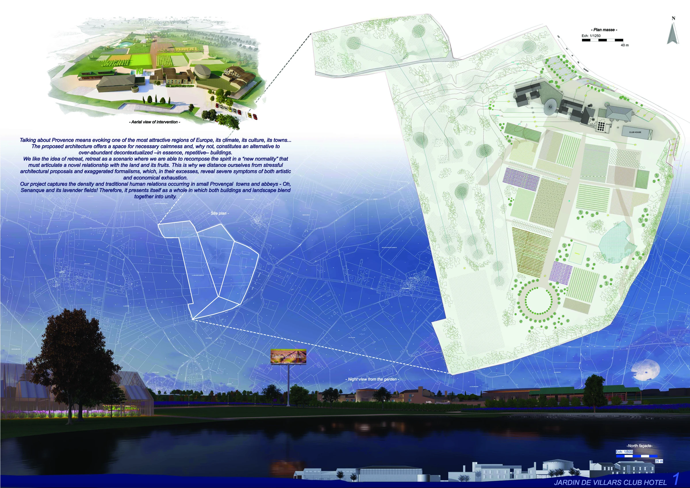 Jardin de Villars — competition presentation sheet