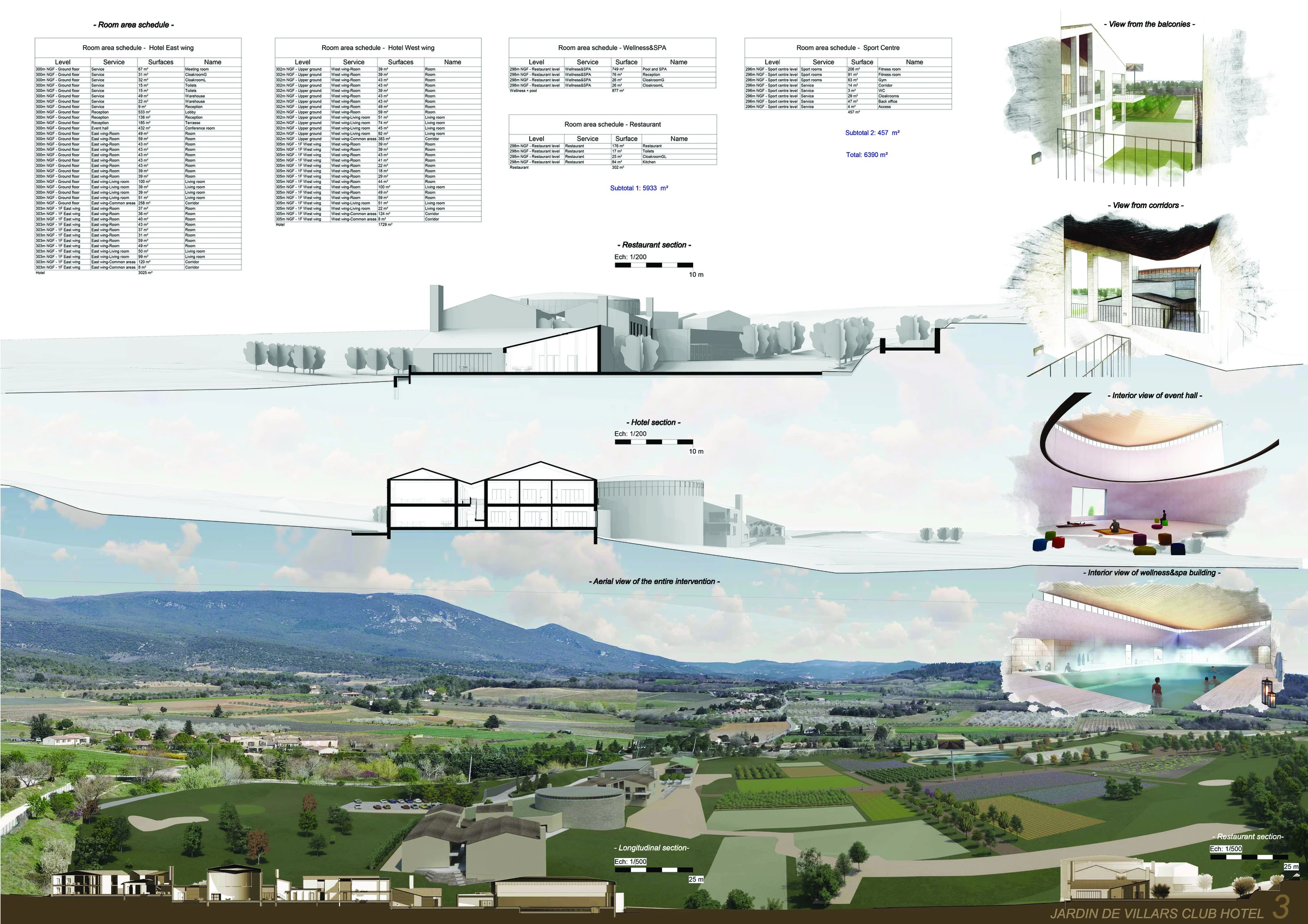 Competition Sheet 03 — Renders and thermal bath interiors