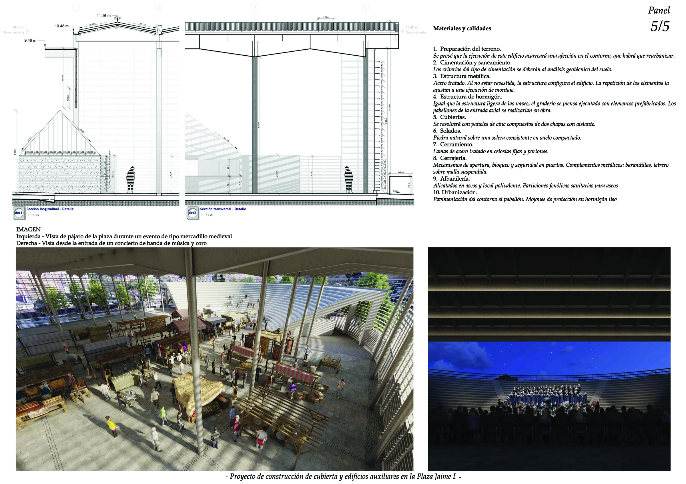 Competition Sheet 05 — Axonometry of urban surroundings